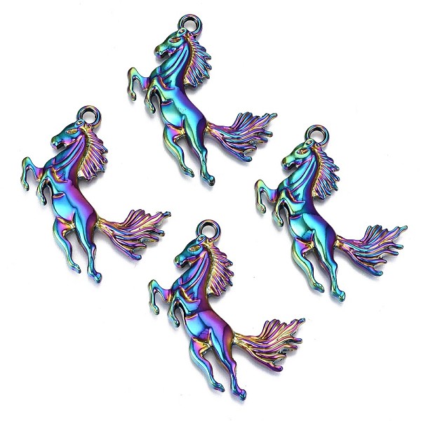 PandaHall Alloy Pendants, Cadmium Free & Lead Free, Horse, Rainbow Color, 31x45x5mm, Hole: 3.5mm Alloy Horse
PandaHall Alloy Pendants, Cadmium Free & Lead Free, Horse, Rainbow Color, 31x45x5mm, Hole: 3.5mm Alloy Horse