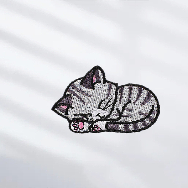 PandaHall Cat Computerized Embroidery Cloth Iron on/Sew on Patches, Costume Accessories, Appliques, Light Grey, 40x60mm Cloth Cat Shape
PandaHall Cat Computerized Embroidery Cloth Iron on/Sew on Patches, Costume Accessories, Appliques, Light Grey, 40x60mm Cloth Cat Shape