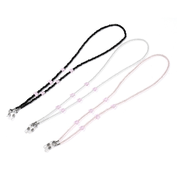 PandaHall Eyeglasses Chains, Neck Strap for Eyeglasses, with Glass Beads, 304 Stainless Steel Lobster Claw Clasps, Brass Beads and Rubber..., Multicolor
PandaHall Eyeglasses Chains, Neck Strap for Eyeglasses, with Glass Beads, 304 Stainless Steel Lobster Claw Clasps, Brass Beads and Rubber..., Multicolor