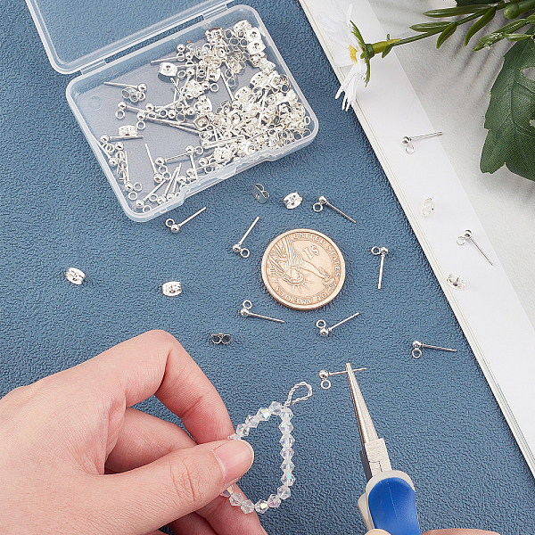 PandaHall UNICRAFTALE 60Pcs Ball Stud Earring Silver Ball Earrings Findings 304 Stainless Steel Round Ball Earring Post 0.7mm Pin Earring...
PandaHall UNICRAFTALE 60Pcs Ball Stud Earring Silver Ball Earrings Findings 304 Stainless Steel Round Ball Earring Post 0.7mm Pin Earring...
