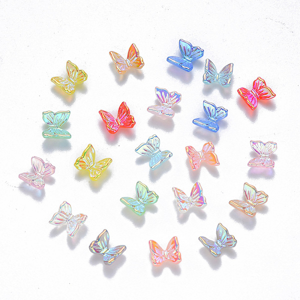 PandaHall Resin Cabochons, Nail Art Decoration Accessories, AB Color Plated, 3D Butterfly, Mixed Color, 6.5x6.5x3.5mm Resin Butterfly..., Multicolor
PandaHall Resin Cabochons, Nail Art Decoration Accessories, AB Color Plated, 3D Butterfly, Mixed Color, 6.5x6.5x3.5mm Resin Butterfly..., Multicolor