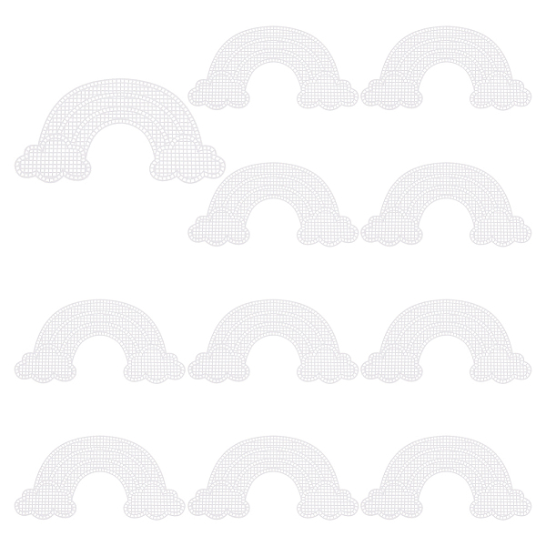 PandaHall Rainbow Shaped Plastic Mesh Canvas Sheets, for Embroidery, Yarn Craft, Knitting & Crochet Craft, White, 8.2x16.2x0.1cm Plastic...
PandaHall Rainbow Shaped Plastic Mesh Canvas Sheets, for Embroidery, Yarn Craft, Knitting & Crochet Craft, White, 8.2x16.2x0.1cm Plastic...