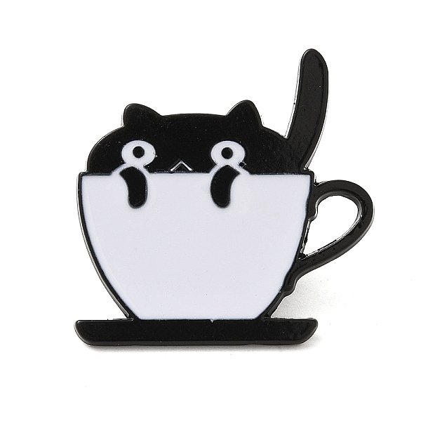 PandaHall Liquid Cat Enamel Pins, Black Alloy Badge for Backpack Clothes, Cup, 29x28.5x1.3mm Alloy+Enamel Tableware Black
PandaHall Liquid Cat Enamel Pins, Black Alloy Badge for Backpack Clothes, Cup, 29x28.5x1.3mm Alloy+Enamel Tableware Black