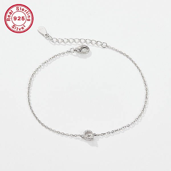 PandaHall Rhodium Plated 925 Sterling Silver Letter Cubic Zirconia Link Bracelets, Cable Chains Bracelets for Women, Letter G, 6-1/4 inch..., Clear
PandaHall Rhodium Plated 925 Sterling Silver Letter Cubic Zirconia Link Bracelets, Cable Chains Bracelets for Women, Letter G, 6-1/4 inch..., Clear
