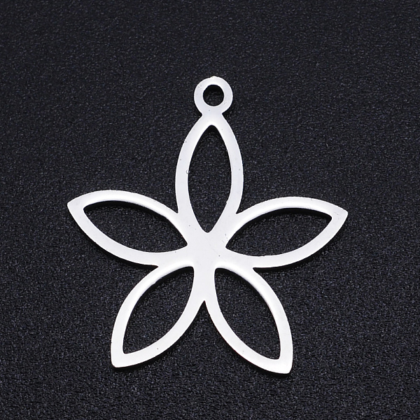 PandaHall 201 Stainless Steel Pendants, Laser Cut Pendants, Flower, Stainless Steel Color, 21x19.5x1mm, Hole: 1.5mm 201 Stainless Steel...
PandaHall 201 Stainless Steel Pendants, Laser Cut Pendants, Flower, Stainless Steel Color, 21x19.5x1mm, Hole: 1.5mm 201 Stainless Steel...