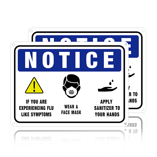 PandaHall UV Protected & Waterproof Aluminum Warning Signs, Colorful, 250x180x0.8mm, Hole: 4mm Aluminum
PandaHall UV Protected & Waterproof Aluminum Warning Signs, Colorful, 250x180x0.8mm, Hole: 4mm Aluminum