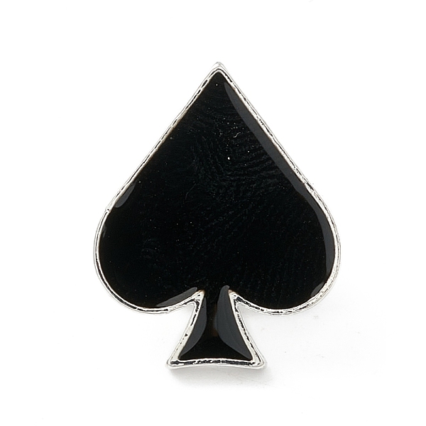 PandaHall Playing Card Enamel Pin, Poker Alloy Brooch for Backpack Clothes, Platinum, Black, 20x16x10mm Alloy+Enamel Black
PandaHall Playing Card Enamel Pin, Poker Alloy Brooch for Backpack Clothes, Platinum, Black, 20x16x10mm Alloy+Enamel Black