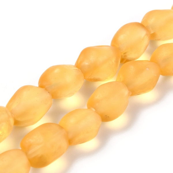 PandaHall Handmade Lampwork Beads Strands, Frosted Nuggets, Gold, 10x7.5~8x8mm, Hole: 1.2mm, about 40pcs/strand, 15.35 inch(39cm) Lampwork...
PandaHall Handmade Lampwork Beads Strands, Frosted Nuggets, Gold, 10x7.5~8x8mm, Hole: 1.2mm, about 40pcs/strand, 15.35 inch(39cm) Lampwork...