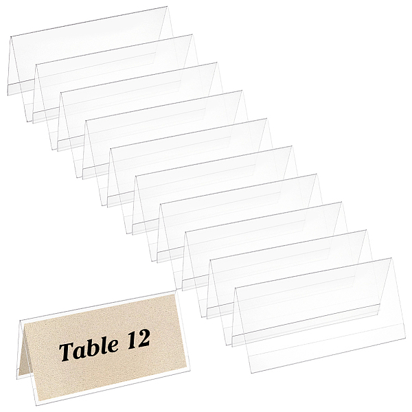 PandaHall Acrylic Table Number Sign Tent Holder, Desk Name Plate Display for Business Conference, Wedding, Restaurant, Clear, 80x200x100mm...
PandaHall Acrylic Table Number Sign Tent Holder, Desk Name Plate Display for Business Conference, Wedding, Restaurant, Clear, 80x200x100mm...