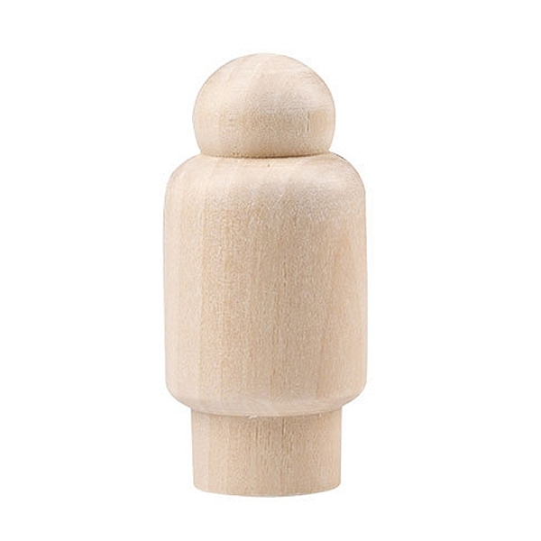PandaHall Unfinished Wooden Peg Dolls, Wooden Blank Pegs, for Children's Creative Paintings Craft Toys, BurlyWood, 3.2x6.8cm Wood Orange
PandaHall Unfinished Wooden Peg Dolls, Wooden Blank Pegs, for Children's Creative Paintings Craft Toys, BurlyWood, 3.2x6.8cm Wood Orange