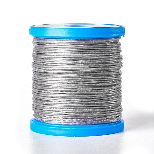 PandaHall Round Waxed Cords, Micro Macrame Cord, Polyester Leather Sewing Thread, for Bracelets Making, Beading, Crafting, Bookbinding..., Silver
PandaHall Round Waxed Cords, Micro Macrame Cord, Polyester Leather Sewing Thread, for Bracelets Making, Beading, Crafting, Bookbinding..., Silver