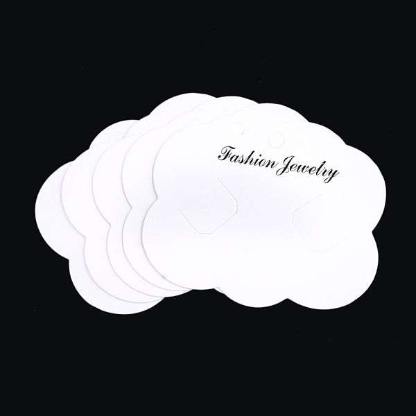 PandaHall Cardboard Display Cards, Used For Hair Barrettes, Cloud, White, 6.8~6.9x8.55x0.03cm, Hole: 6mm Paper Cloud White
PandaHall Cardboard Display Cards, Used For Hair Barrettes, Cloud, White, 6.8~6.9x8.55x0.03cm, Hole: 6mm Paper Cloud White