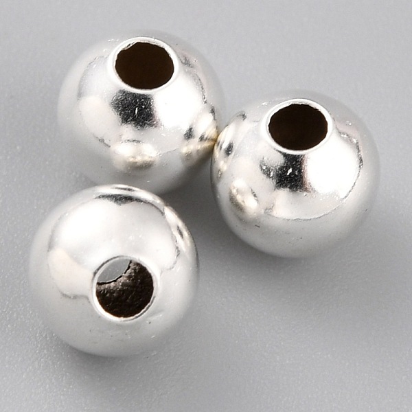 PandaHall Brass Spacer Beads, Long-Lasting Plated, Round, 925 Sterling Silver Plated, 6x5.5mm, Hole: 1.6mm Brass Round
PandaHall Brass Spacer Beads, Long-Lasting Plated, Round, 925 Sterling Silver Plated, 6x5.5mm, Hole: 1.6mm Brass Round