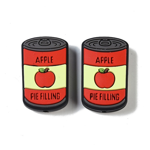 PandaHall Silicone Focal Beads, Can, Apple, 32.5x20x9mm, Hole: 2mm Silicone Apple Red
PandaHall Silicone Focal Beads, Can, Apple, 32.5x20x9mm, Hole: 2mm Silicone Apple Red