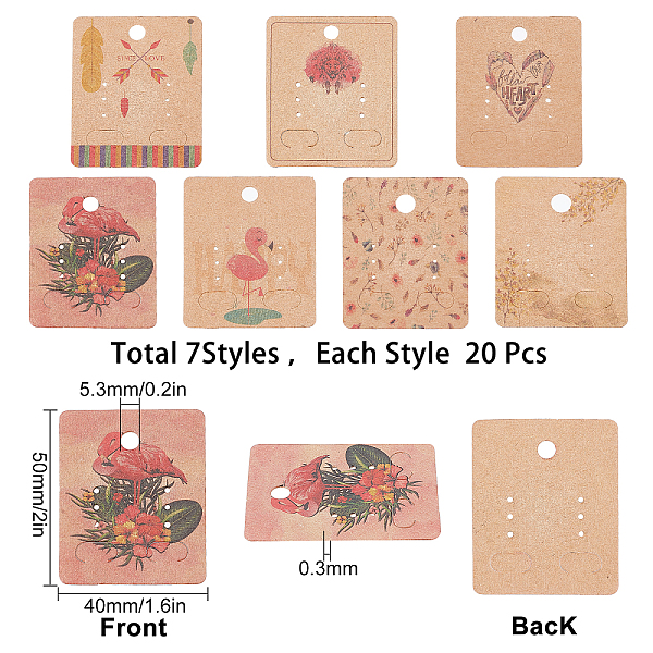 PandaHall SUNNYCLUE 140Pcs 7 Styles Earring Display Card Jewelry Display Cards Brown Printed Rectangle Tags Ear Studs Holder Flower Patterns..., Orange
PandaHall SUNNYCLUE 140Pcs 7 Styles Earring Display Card Jewelry Display Cards Brown Printed Rectangle Tags Ear Studs Holder Flower Patterns..., Orange