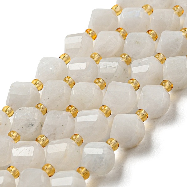 PandaHall Natural Rainbow Moonstone Beads Strands, with Seed Beads, Faceted Twist, 8x8x8mm, Hole: 1mm, about 40pcs/strand, 15.51''(39.4cm)...
PandaHall Natural Rainbow Moonstone Beads Strands, with Seed Beads, Faceted Twist, 8x8x8mm, Hole: 1mm, about 40pcs/strand, 15.51''(39.4cm)...