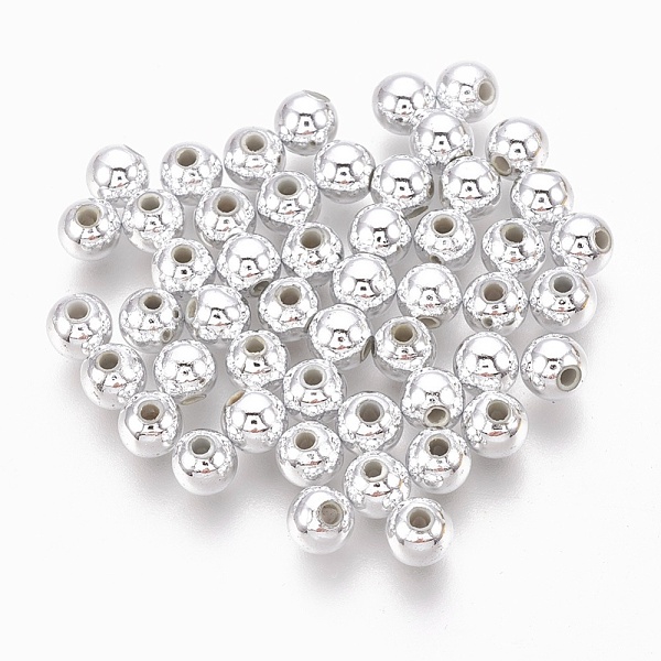 PandaHall ABS Plastic Beads, Eco-Friendly Electroplated Beads, Round, Silver Plated, 5.5~6mm, Hole: 1.8mm, about 4500pcs/500g ABS Plastic...
PandaHall ABS Plastic Beads, Eco-Friendly Electroplated Beads, Round, Silver Plated, 5.5~6mm, Hole: 1.8mm, about 4500pcs/500g ABS Plastic...