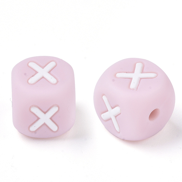 PandaHall Food Grade Eco-Friendly Silicone Beads, Horizontal Hole, Chewing Beads For Teethers, DIY Nursing Necklaces Making, Letter Style..., Pink
PandaHall Food Grade Eco-Friendly Silicone Beads, Horizontal Hole, Chewing Beads For Teethers, DIY Nursing Necklaces Making, Letter Style..., Pink