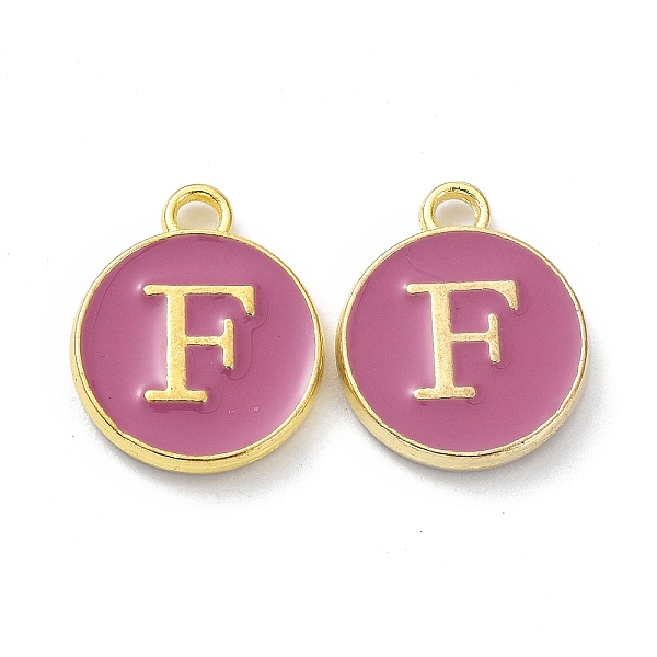 PandaHall Golden Plated Alloy Enamel Charms, Cadmium Free & Lead Free, Enamelled Sequins, Flamingo, Flat Round with Letter, Letter.F..., Pink
PandaHall Golden Plated Alloy Enamel Charms, Cadmium Free & Lead Free, Enamelled Sequins, Flamingo, Flat Round with Letter, Letter.F..., Pink