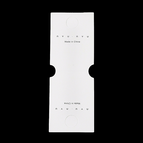 PandaHall Fold Over Cardboard Paper Jewelry Display Cards for Necklace & Bracelet Storage, Rectangle with Word, White, 13.8x5x0.05cm, Hole...
PandaHall Fold Over Cardboard Paper Jewelry Display Cards for Necklace & Bracelet Storage, Rectangle with Word, White, 13.8x5x0.05cm, Hole...