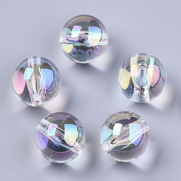 PandaHall Transparent Acrylic Beads, AB Color, Round, Clear AB, 17.5mm, Hole: 2mm Acrylic Round White
PandaHall Transparent Acrylic Beads, AB Color, Round, Clear AB, 17.5mm, Hole: 2mm Acrylic Round White