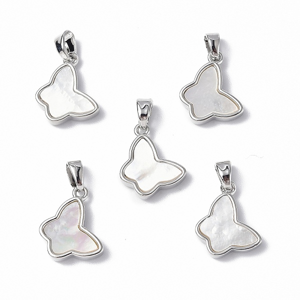 PandaHall Brass Charms, with Freshwater Shell, Nickel Free, Butterfly Charm, Platinum, 14x12x3mm, Hole: 4.5x2.5mm Freshwater Shell Butterfly
PandaHall Brass Charms, with Freshwater Shell, Nickel Free, Butterfly Charm, Platinum, 14x12x3mm, Hole: 4.5x2.5mm Freshwater Shell Butterfly