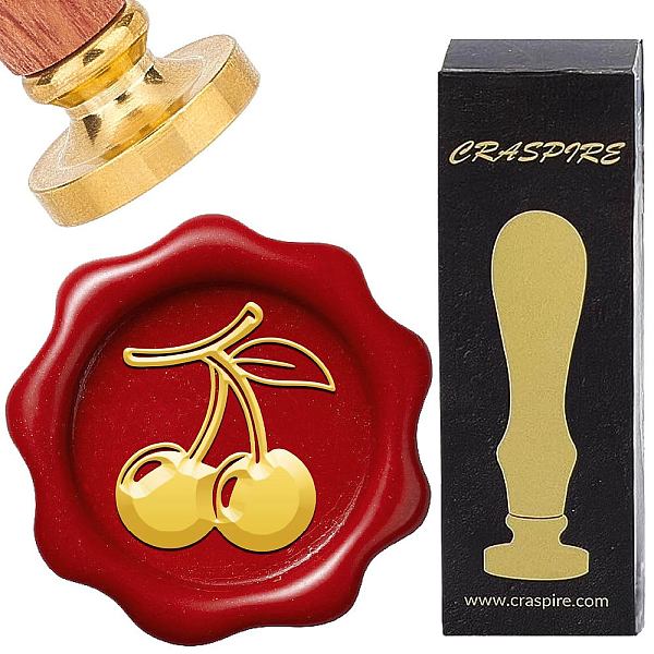 PandaHall Brass Wax Seal Stamp with Rosewood Handle, for DIY Scrapbooking, Cherry, 25mm Brass Cherry
PandaHall Brass Wax Seal Stamp with Rosewood Handle, for DIY Scrapbooking, Cherry, 25mm Brass Cherry