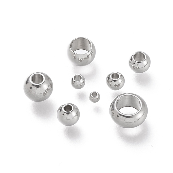 PandaHall 304 Stainless Steel Beads Sets, Round Beads, Stainless Steel Color, 3~8x2~6.5mm, Hole: 1.2~3mm, 120pcs/box 304 Stainless Steel...
PandaHall 304 Stainless Steel Beads Sets, Round Beads, Stainless Steel Color, 3~8x2~6.5mm, Hole: 1.2~3mm, 120pcs/box 304 Stainless Steel...