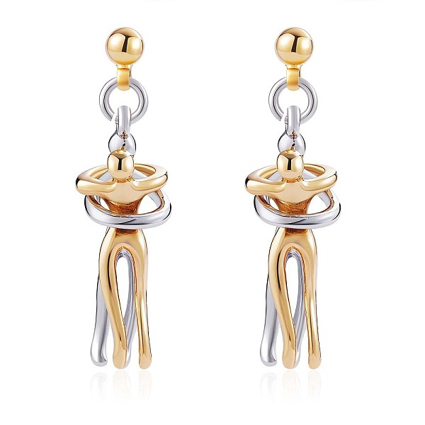 PandaHall Hug Jewelry, Brass Embrace Couple Dangle Stud Earrings for Valentine's Day, Platinum & Golden, 34.5x9.7mm, Pin: 0.7mm 316 Surgical...
PandaHall Hug Jewelry, Brass Embrace Couple Dangle Stud Earrings for Valentine's Day, Platinum & Golden, 34.5x9.7mm, Pin: 0.7mm 316 Surgical...