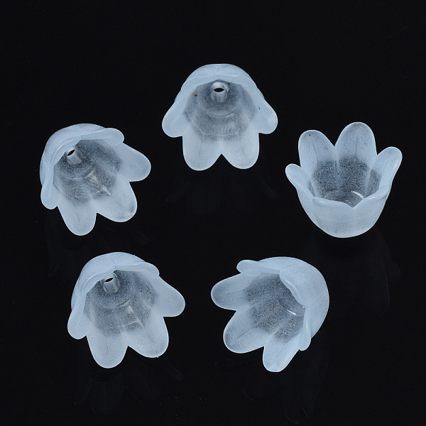 PandaHall Transparent Acrylic Bead Caps, Frosted, Flower, 6-Petal, Light Blue, 8x10.5x10.5mm, Hole: 1.4mm Acrylic
PandaHall Transparent Acrylic Bead Caps, Frosted, Flower, 6-Petal, Light Blue, 8x10.5x10.5mm, Hole: 1.4mm Acrylic