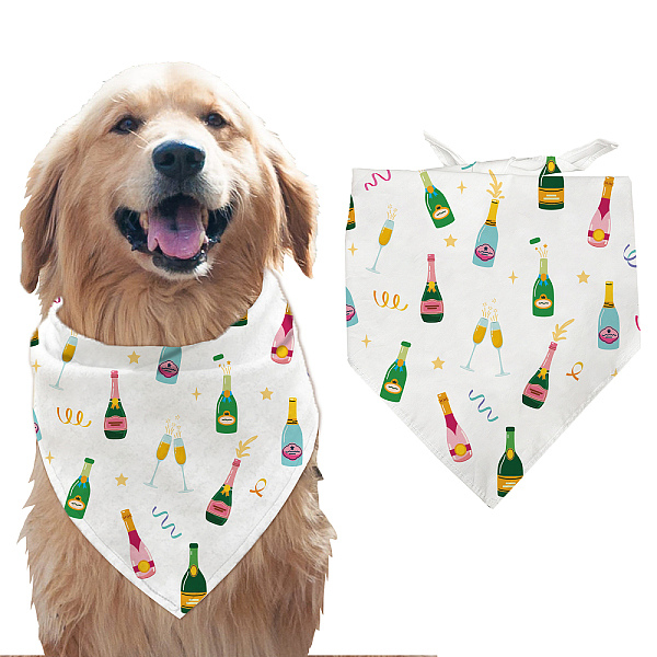 PandaHall arricraft 1 Pc Pet Dog Bandana, Adjustable Triangle Pet's Bandana with Bottle and Ribbon Pattern Washable Cotton Puppy Cat Scarf...
PandaHall arricraft 1 Pc Pet Dog Bandana, Adjustable Triangle Pet's Bandana with Bottle and Ribbon Pattern Washable Cotton Puppy Cat Scarf...