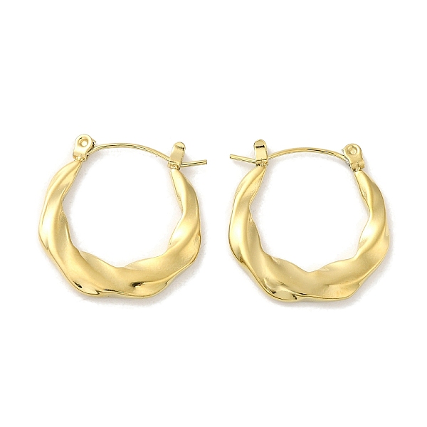 PandaHall 304 Stainless Steel Hoop Earrings for Women, Twist, Real 14K Gold Plated, 23x6mm 304 Stainless Steel Twist
PandaHall 304 Stainless Steel Hoop Earrings for Women, Twist, Real 14K Gold Plated, 23x6mm 304 Stainless Steel Twist
