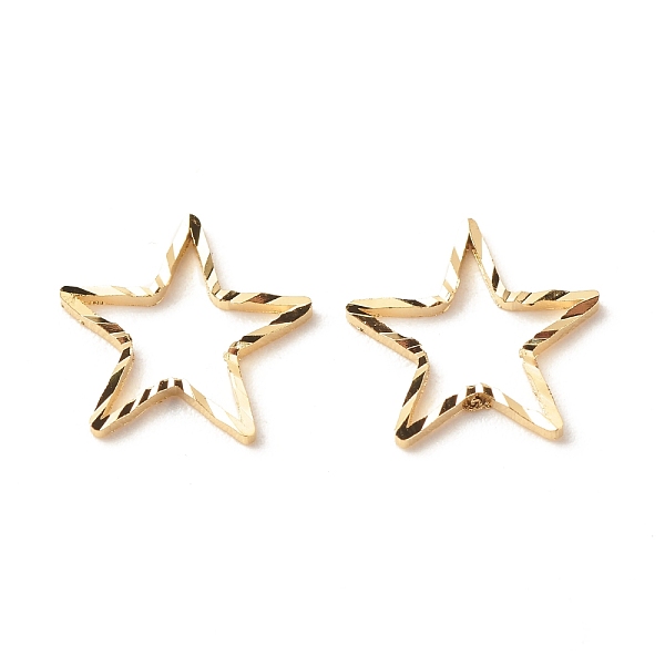 PandaHall Brass Linking Rings, Long-Lasting Plated, Cadmium Free & Lead Free, Star, Real 24K Gold Plated, 9.5x10x1mm, Inner Diameter: 7x7mm...
PandaHall Brass Linking Rings, Long-Lasting Plated, Cadmium Free & Lead Free, Star, Real 24K Gold Plated, 9.5x10x1mm, Inner Diameter: 7x7mm...
