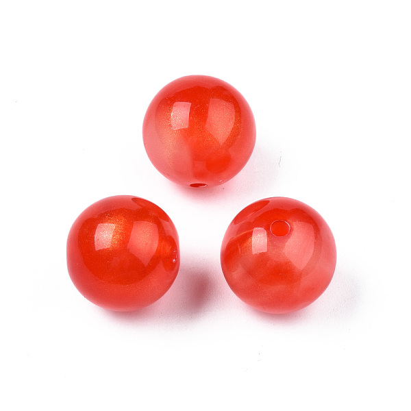 PandaHall Opaque Acrylic Beads, Two Tone Color, with Glitter Powder, Round, Tomato, 15.5x15mm, Hole: 2mm, about 210pcs/500g Acrylic Round..., Red
PandaHall Opaque Acrylic Beads, Two Tone Color, with Glitter Powder, Round, Tomato, 15.5x15mm, Hole: 2mm, about 210pcs/500g Acrylic Round..., Red
