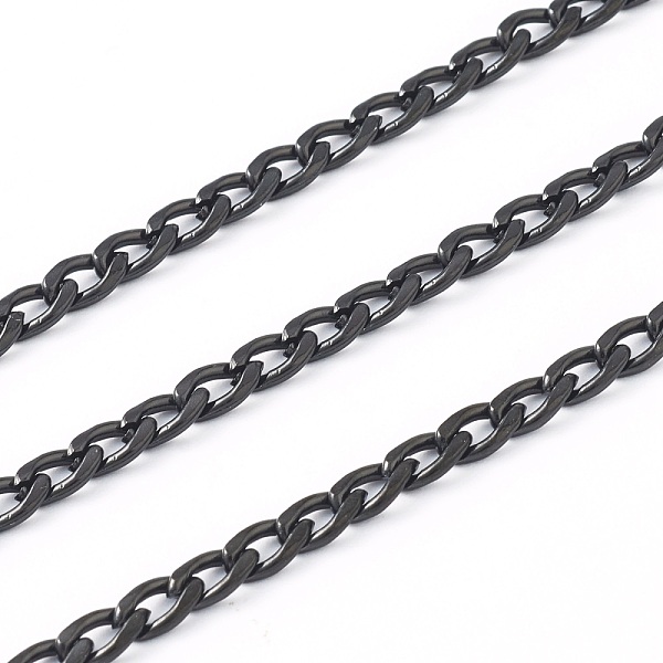PandaHall 304 Stainless Steel Curb Chains, Twisted Chain, Unwelded, with Spool, Electrophoresis Black, 6x4x1mm, 32.8 Feet(10m)/roll 304...
PandaHall 304 Stainless Steel Curb Chains, Twisted Chain, Unwelded, with Spool, Electrophoresis Black, 6x4x1mm, 32.8 Feet(10m)/roll 304...