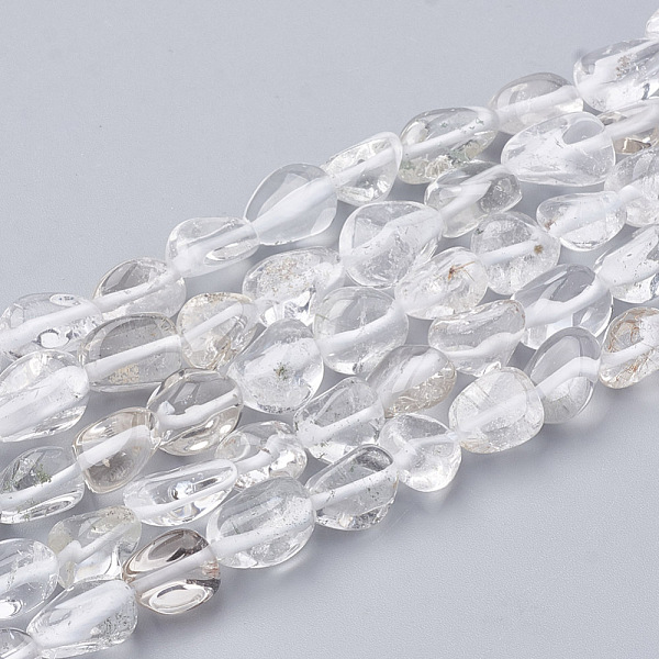 PandaHall Natural Quartz Crystal Beads Strands, Tumbled Stone, Nuggets, 3~14x2~9x2.5~8mm, Hole: 1mm, about 50~55pcs/strand, 15.94 inch...
PandaHall Natural Quartz Crystal Beads Strands, Tumbled Stone, Nuggets, 3~14x2~9x2.5~8mm, Hole: 1mm, about 50~55pcs/strand, 15.94 inch...