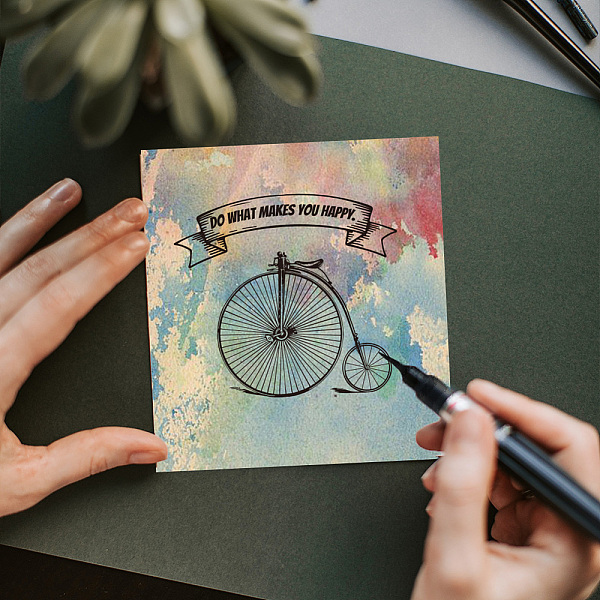 PandaHall Custom PVC Plastic Clear Stamps, for DIY Scrapbooking, Photo Album Decorative, Cards Making, Bicycle, 160x110x3mm Plastic Bicycle...
PandaHall Custom PVC Plastic Clear Stamps, for DIY Scrapbooking, Photo Album Decorative, Cards Making, Bicycle, 160x110x3mm Plastic Bicycle...
