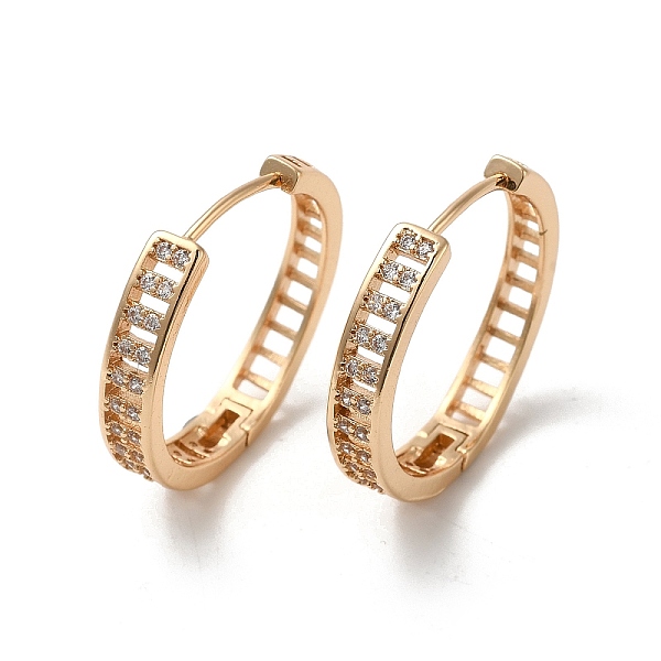 PandaHall Brass Micro Pave Cubic Zirconia Hoop Earrings for Women, Hollow Rectangle, Light Gold, 26x4.5mm Brass Rectangle Clear
PandaHall Brass Micro Pave Cubic Zirconia Hoop Earrings for Women, Hollow Rectangle, Light Gold, 26x4.5mm Brass Rectangle Clear