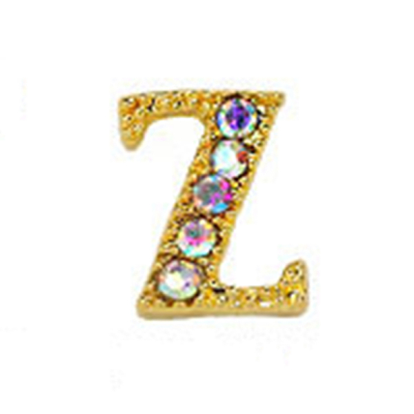 PandaHall Alloy Gold Rhinetone Letters Nail Stud Cabochons, 3D Capital Alphabet, for Women Girls DIY Making Nail Art Design, Letter.Z..., Clear
PandaHall Alloy Gold Rhinetone Letters Nail Stud Cabochons, 3D Capital Alphabet, for Women Girls DIY Making Nail Art Design, Letter.Z..., Clear