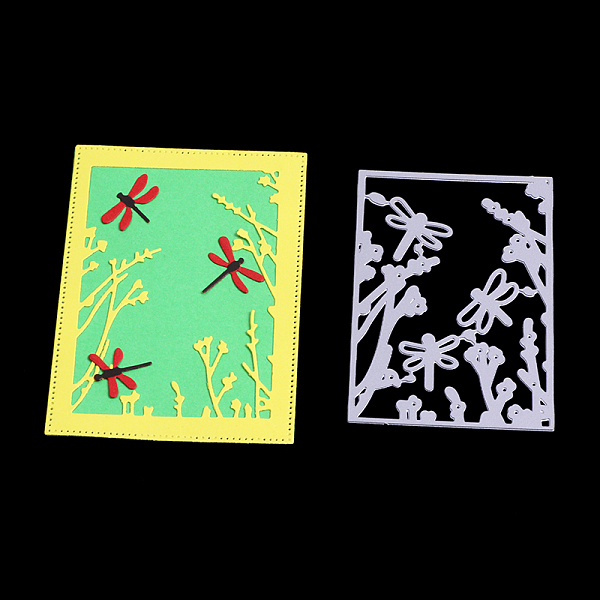 PandaHall Rectangle with Dragonfly Frame Carbon Steel Cutting Dies Stencils, for DIY Scrapbooking/Photo Album, Decorative Embossing DIY...
PandaHall Rectangle with Dragonfly Frame Carbon Steel Cutting Dies Stencils, for DIY Scrapbooking/Photo Album, Decorative Embossing DIY...