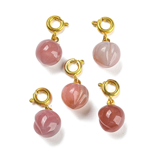 PandaHall Natural Yan Yuan Agate Pendant Decorations, with Rack Plating Brass Spring Ring Clasps, Long-Lasting Plated, Peach, 17mm Natural...
PandaHall Natural Yan Yuan Agate Pendant Decorations, with Rack Plating Brass Spring Ring Clasps, Long-Lasting Plated, Peach, 17mm Natural...