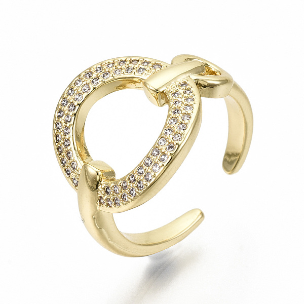 PandaHall Brass Micro Pave Clear Cubic Zirconia Cuff Rings, Open Rings, Wide Band Rings, Cadmium Free & Nickel Free & Lead Free, Ring, Real...
PandaHall Brass Micro Pave Clear Cubic Zirconia Cuff Rings, Open Rings, Wide Band Rings, Cadmium Free & Nickel Free & Lead Free, Ring, Real...