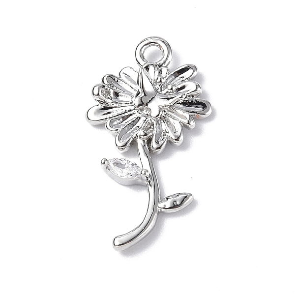 PandaHall Brass Micro Pave Cubic Zirconia Pendants, Daisy Flower Charm, Real Platinum Plated, 17.5x10x3mm, Hole: 1.4mm Brass+Cubic Zirconia..., Clear
PandaHall Brass Micro Pave Cubic Zirconia Pendants, Daisy Flower Charm, Real Platinum Plated, 17.5x10x3mm, Hole: 1.4mm Brass+Cubic Zirconia..., Clear