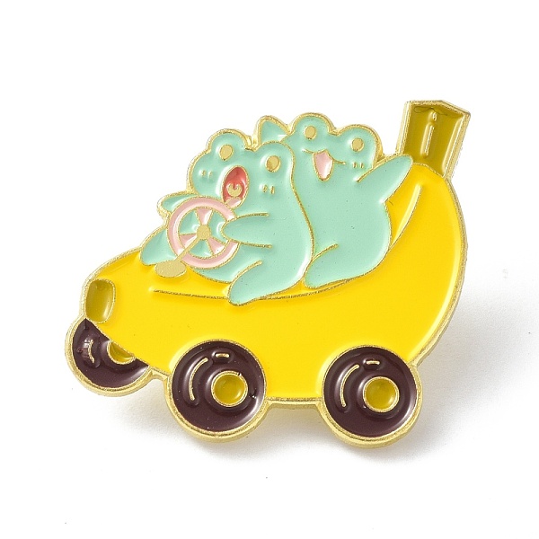 PandaHall Cartoon Banana & Frog Enamel Pin, Alloy Enamel Brooch Pin for Clothes Bags, Golden, Yellow, 25.5x27.5x10mm, Pin: 1mm Alloy+Enamel...
PandaHall Cartoon Banana & Frog Enamel Pin, Alloy Enamel Brooch Pin for Clothes Bags, Golden, Yellow, 25.5x27.5x10mm, Pin: 1mm Alloy+Enamel...