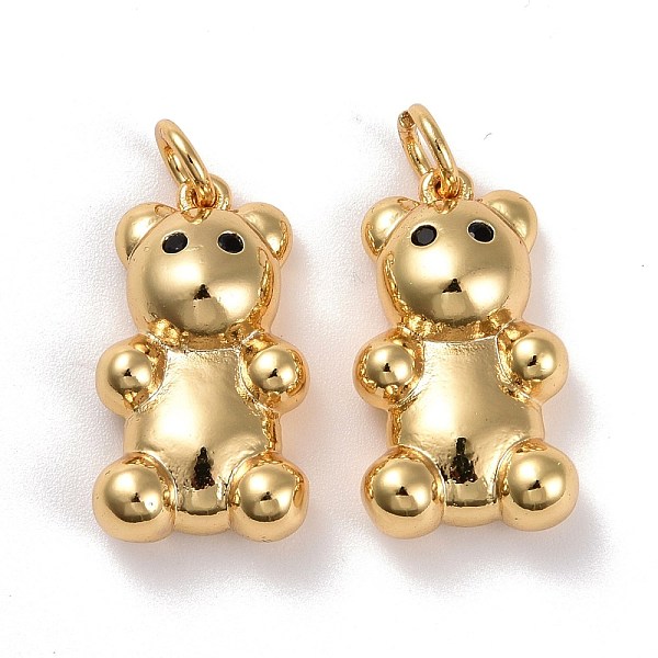 PandaHall Brass Pendants, Lead Free & Cadmium Free, Bear, Real 18K Gold Plated, 19.5x11x5.5mm, Hole: 3mm, Jump Ring: 5x1mm Brass Bear
PandaHall Brass Pendants, Lead Free & Cadmium Free, Bear, Real 18K Gold Plated, 19.5x11x5.5mm, Hole: 3mm, Jump Ring: 5x1mm Brass Bear