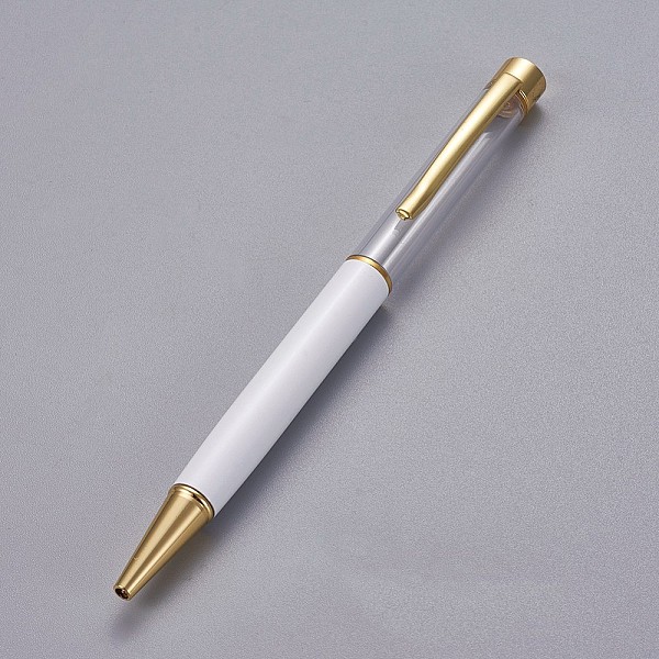PandaHall Creative Empty Tube Ballpoint Pens, with Black Ink Pen Refill Inside, for DIY Glitter Epoxy Resin Crystal Ballpoint Pen Herbarium..., White
PandaHall Creative Empty Tube Ballpoint Pens, with Black Ink Pen Refill Inside, for DIY Glitter Epoxy Resin Crystal Ballpoint Pen Herbarium..., White