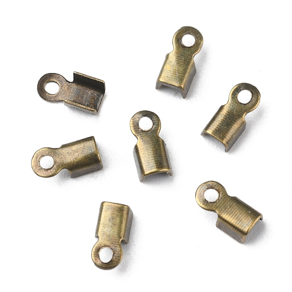 PandaHall Iron Folding Crimp Ends, Fold Over Crimp Cord Ends, Nickel Free, Antique Bronze Color, about 3mm wide, 6mm long, Hole: 1mm, about...
PandaHall Iron Folding Crimp Ends, Fold Over Crimp Cord Ends, Nickel Free, Antique Bronze Color, about 3mm wide, 6mm long, Hole: 1mm, about...