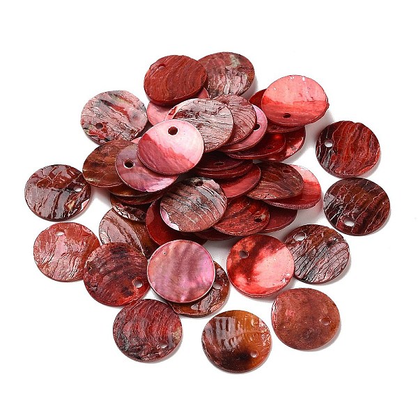 PandaHall Spray Painted Natural Akoya Shell Charms, Mother of Shell, Flat Round Charms, Crimson, 13x1.5mm, Hole: 1mm Shell Flat Round Pink
PandaHall Spray Painted Natural Akoya Shell Charms, Mother of Shell, Flat Round Charms, Crimson, 13x1.5mm, Hole: 1mm Shell Flat Round Pink