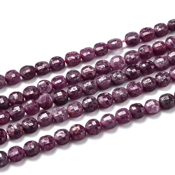 PandaHall Natural Ruby/Red Corundum Beads Strands, Faceted, Round, 4x2.5mm, Hole: 0.6mm, about 100pcs/strand, 15.35 inch(39cm) Ruby Round
PandaHall Natural Ruby/Red Corundum Beads Strands, Faceted, Round, 4x2.5mm, Hole: 0.6mm, about 100pcs/strand, 15.35 inch(39cm) Ruby Round