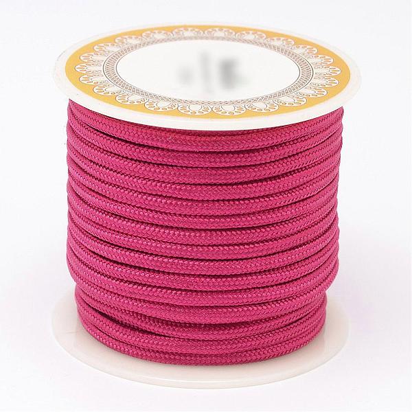 PandaHall Braided Polyester Cords, Round, Camellia, 3mm, about 8.74 yards(8m)/roll Polyester Pink
PandaHall Braided Polyester Cords, Round, Camellia, 3mm, about 8.74 yards(8m)/roll Polyester Pink